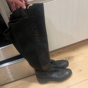 Cole Haan Black Knee High Boots
